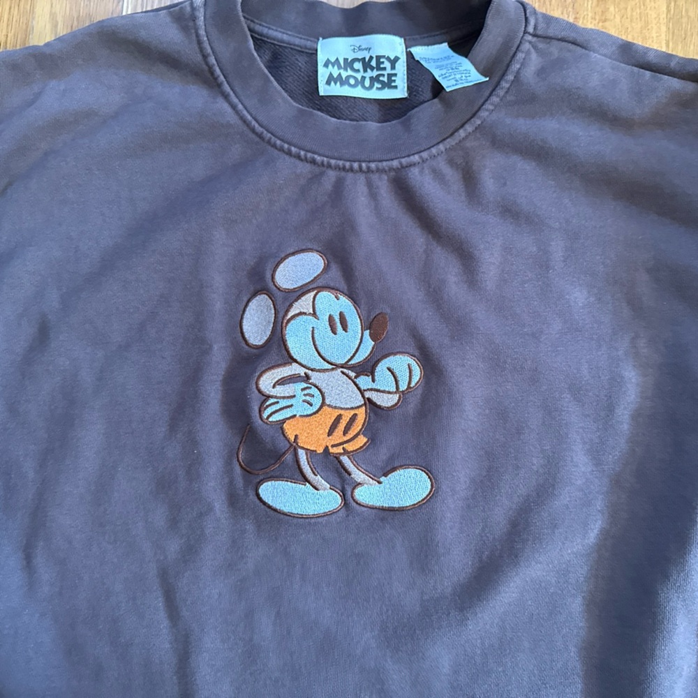 Mickey Mouse Graphic Sweatshirt — Blue